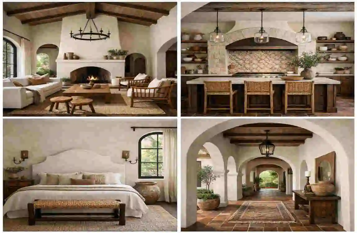 modern spanish style home interiors