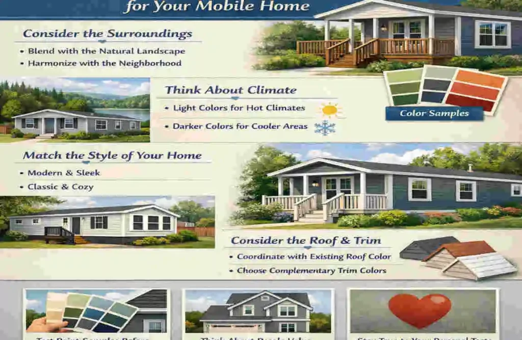 mobile home outside colors