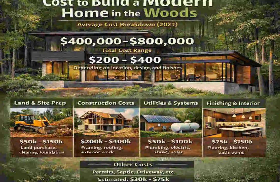 Modern Home in the Woods