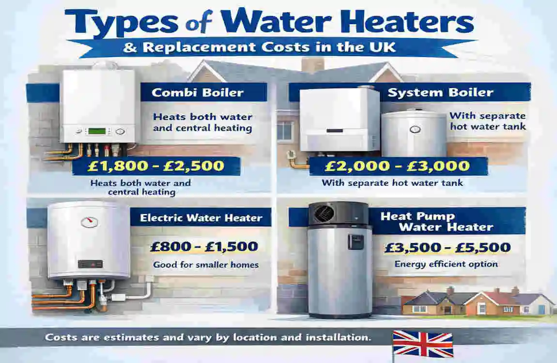 Cost of Water Heater Replacement in the UK?