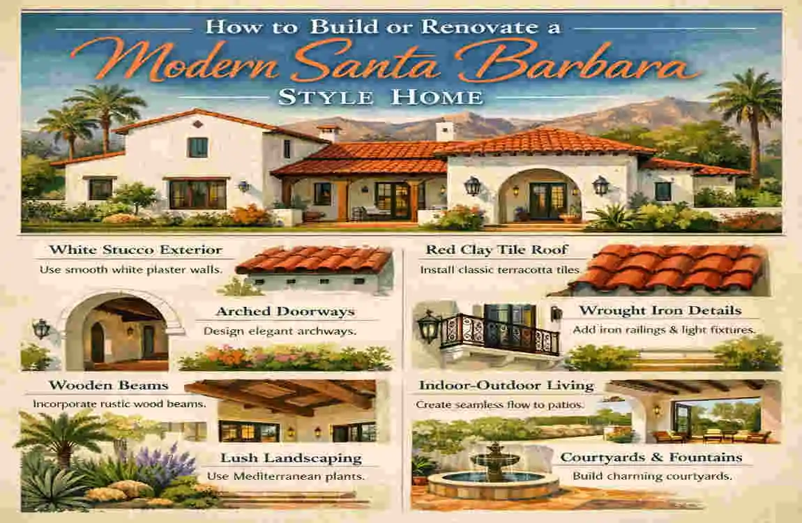 modern santa barbara style homes