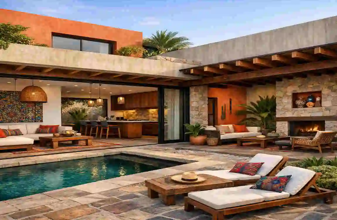 Modern Mexican home