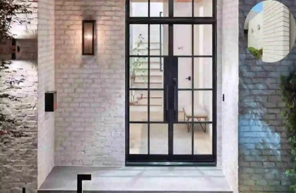 Modern White Brick Home