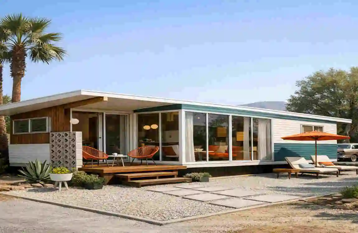 Mobile Home Mid Century Modern?