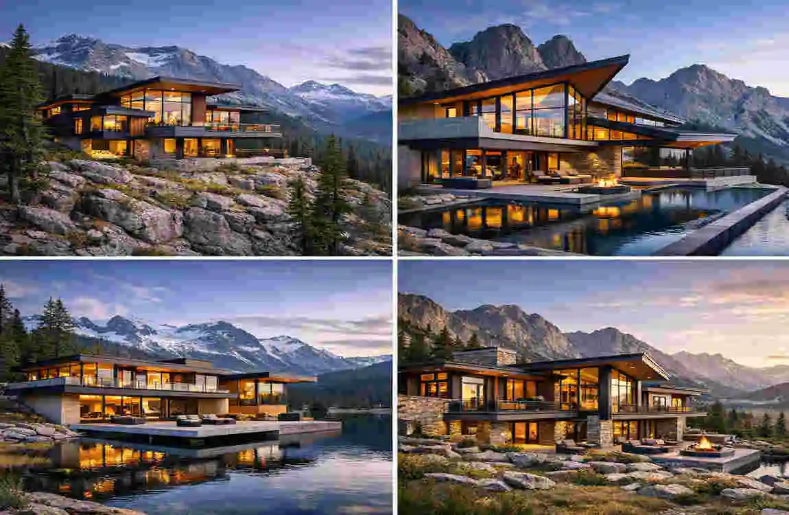 Modern Mountain Homes Exteriors