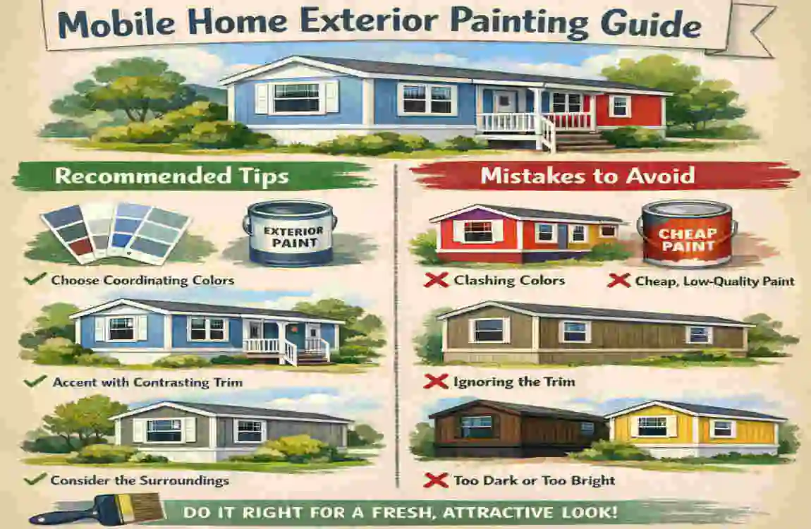 mobile home outside colors