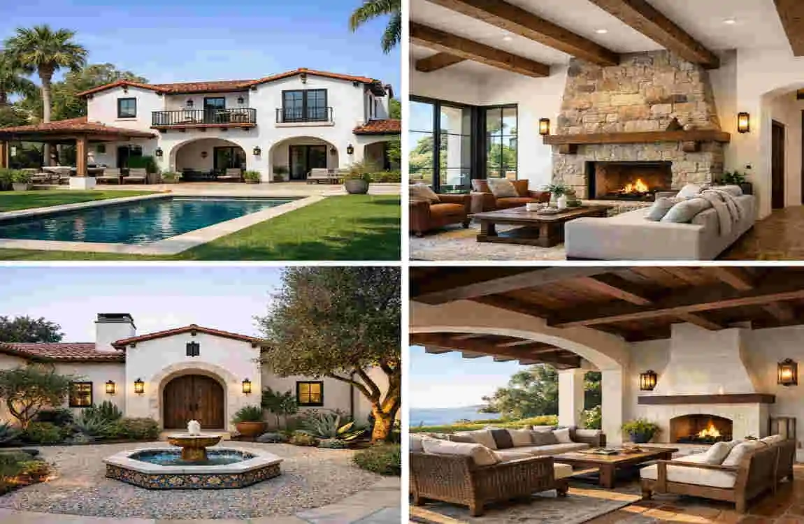 modern santa barbara style homes