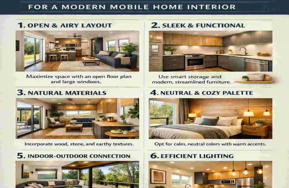 Modern Mobile Home Interior