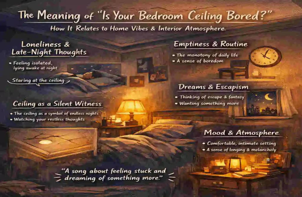 Is Your Bedroom Ceiling Bored Lyrics: Meaning & Home Vibes is your bedroom ceiling bored lyrics