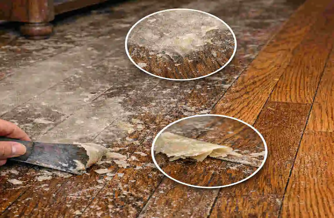 how do you remove wax from wood floors