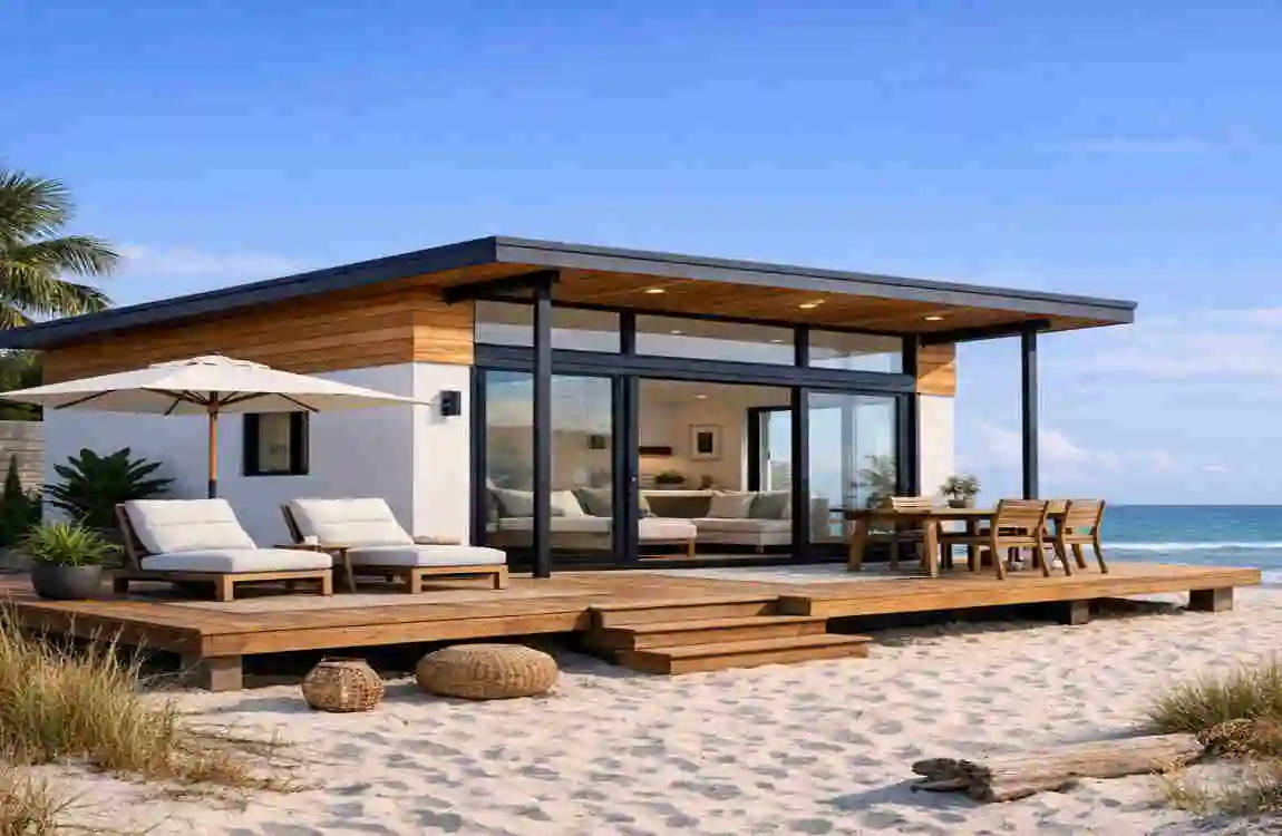 Small Modern Beach Home