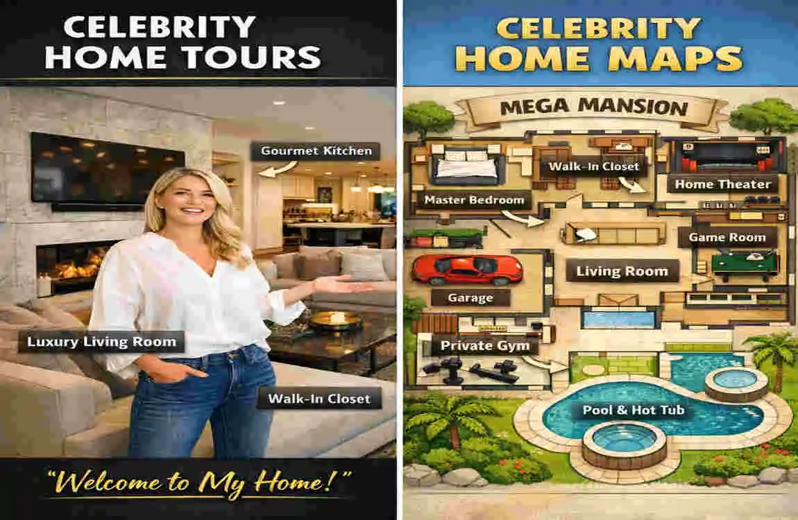 Celebrity Homes Map
