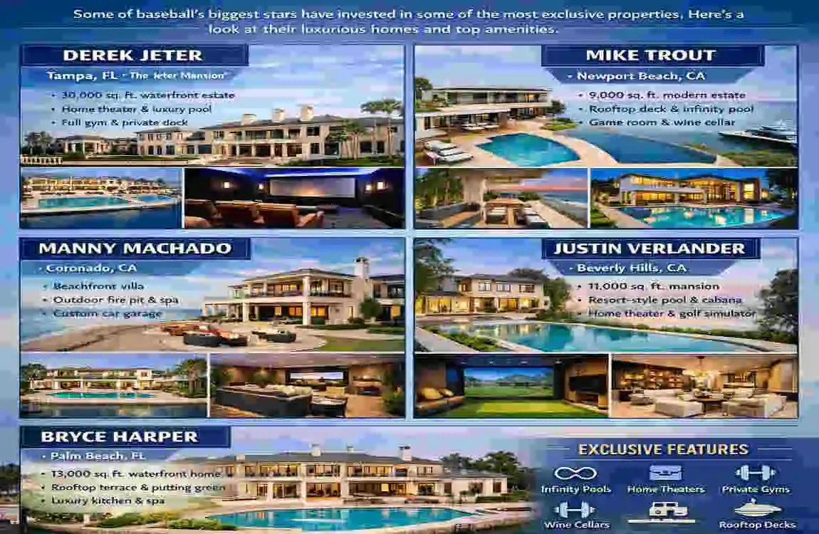 mlb players homes