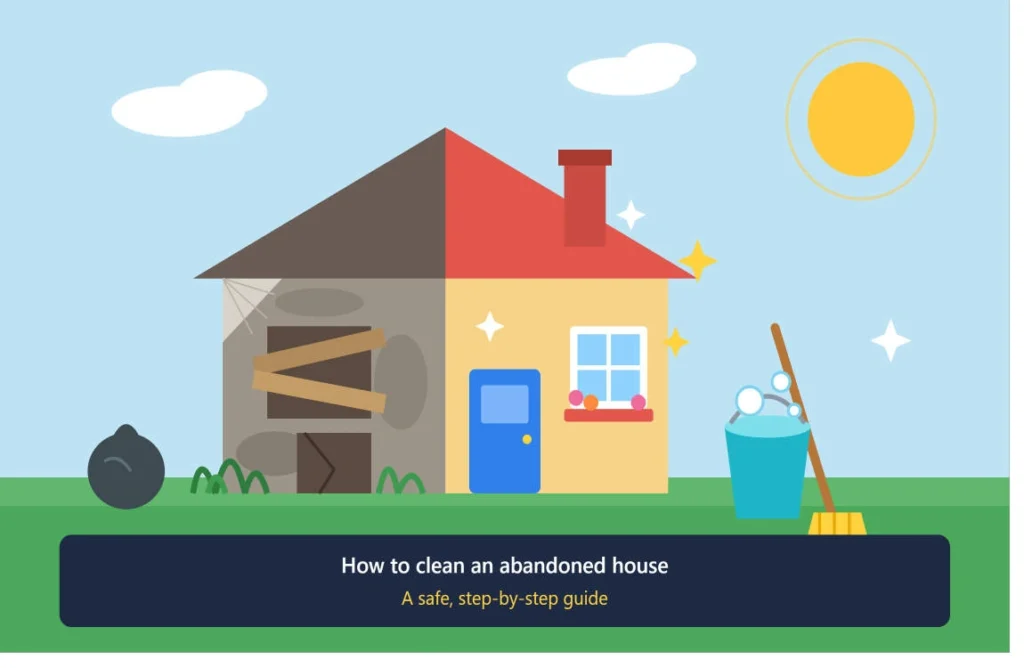 how to clean an abandoned house