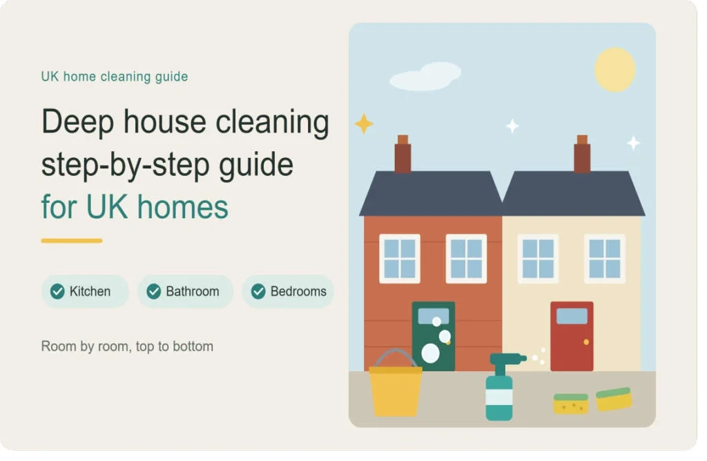 Deep House Cleaning: Step-by-Step Guide for UK Homes what is included in a deep house cleaning uk