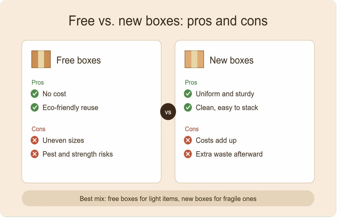 where can i get boxes for moving house