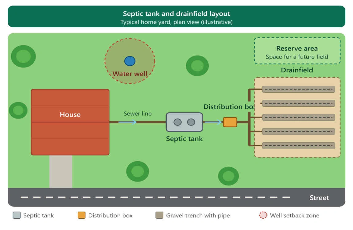 is my house septic or sewer