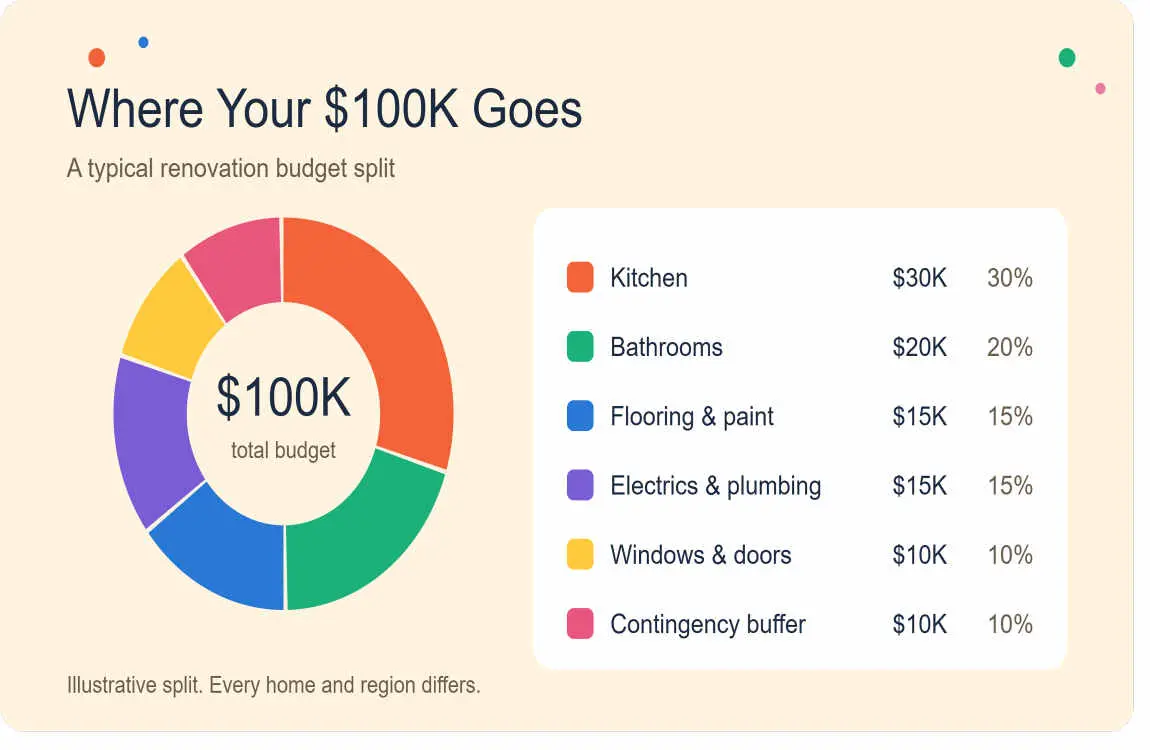 can you renovate a house for 100k